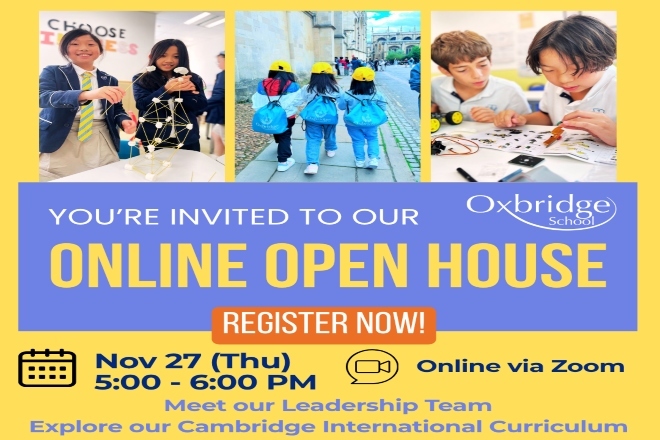 Your Child's Future, Unlocked: Oxbridge School Online Open House!